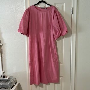 ASOS pink midi dress size medium